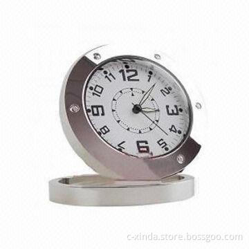 Hidden Camera Clock with 1.3MP, Supports Web Camera and Chatting Functions